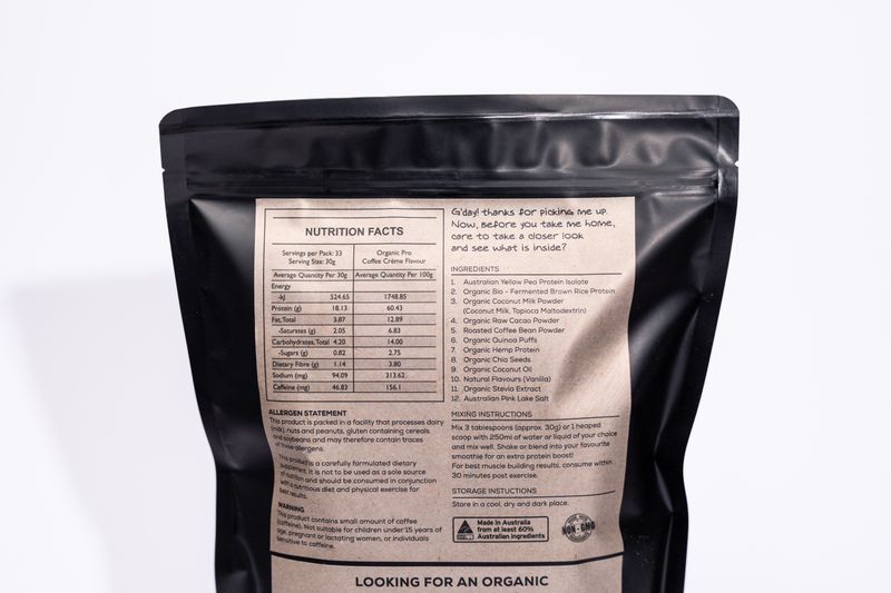 Organic Pro - 1kg Bag (33 serves)