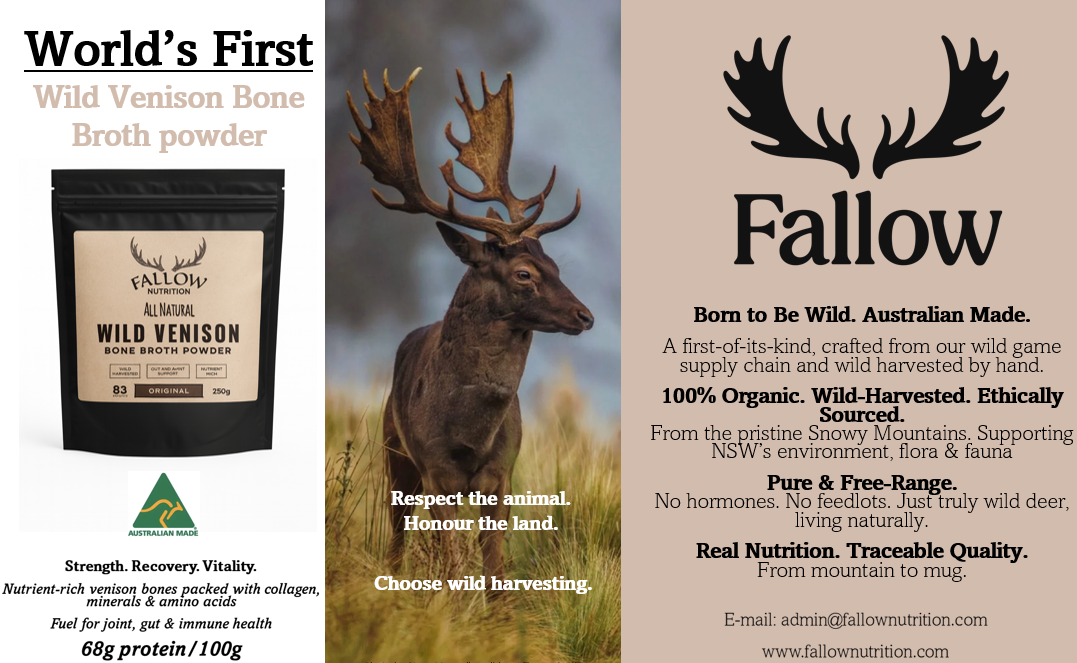 Wild Venison Bone Broth Powder