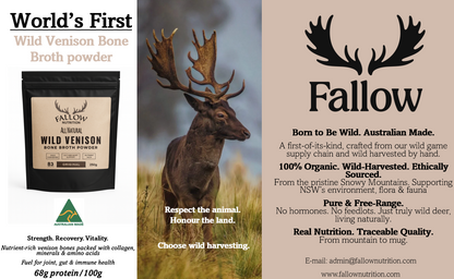 Wild Venison Bone Broth Powder